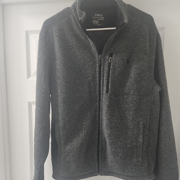 Polo Ralph Lauren Other - Polo Ralph Lauren Performance Gray Zip Up Knit Sweater